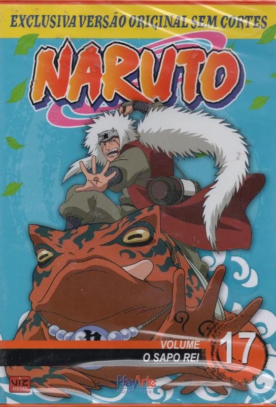 NARUTO BOX 04 - DVD NARUTO 05 DISCOS ( VOLUMES 16 - 17 - 18 - 19 e